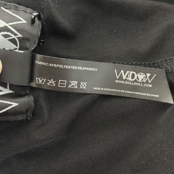 Widow Black Dark Floral Mesh Pant Set XL Whimsigoth Dark Romance Feminine Witchy - Picture 6 of 15